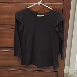 Michael Kors Woman's Pull Over Top with 3/4" Sleeves